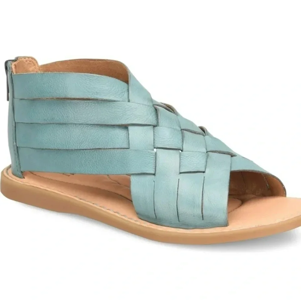 Born Iwa Sandal Woven Green size 6